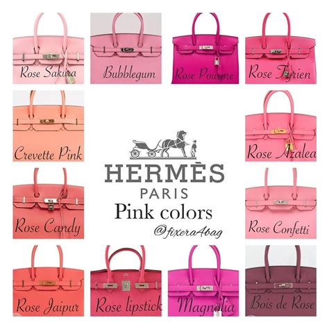 hermes rose jaipur color|hermes colors list.